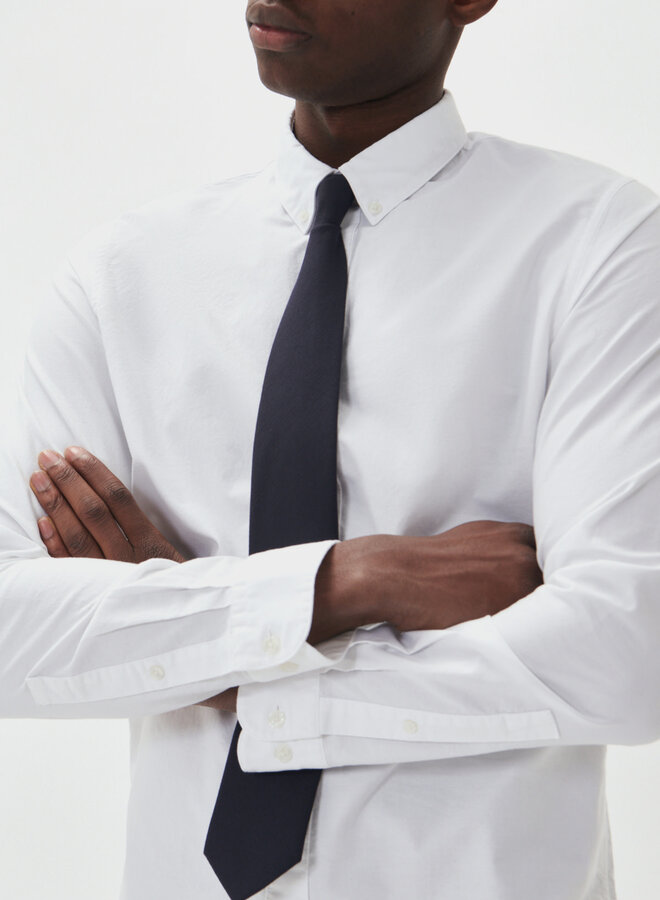 Chemise Matinique Trostol à col boutonné blanche