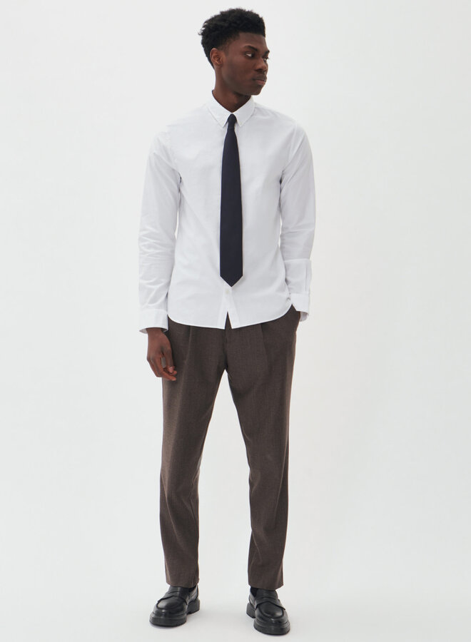 Chemise Matinique Trostol à col boutonné blanche