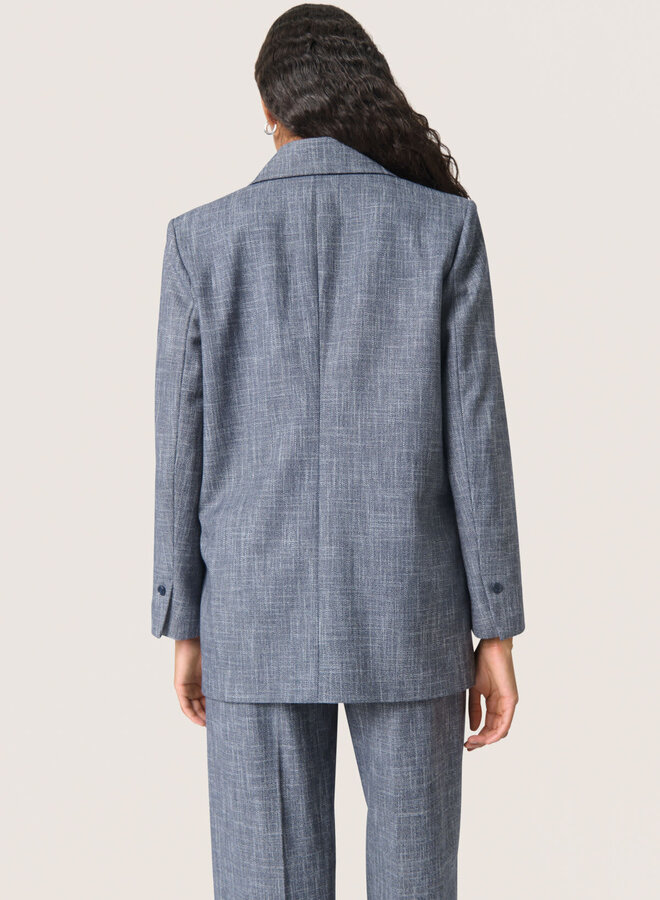 Veston Soaked in luxury Farren bleu chambray