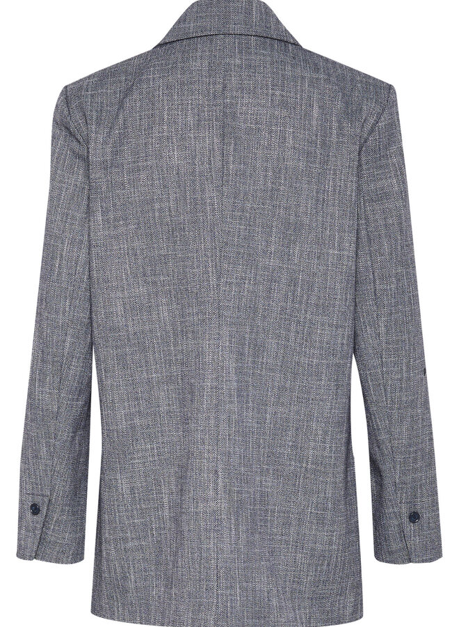 Veston Soaked in luxury Farren bleu chambray