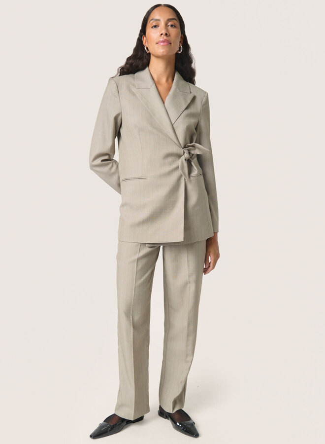 Veston Soaked in luxury Vivica vert sauge mélange