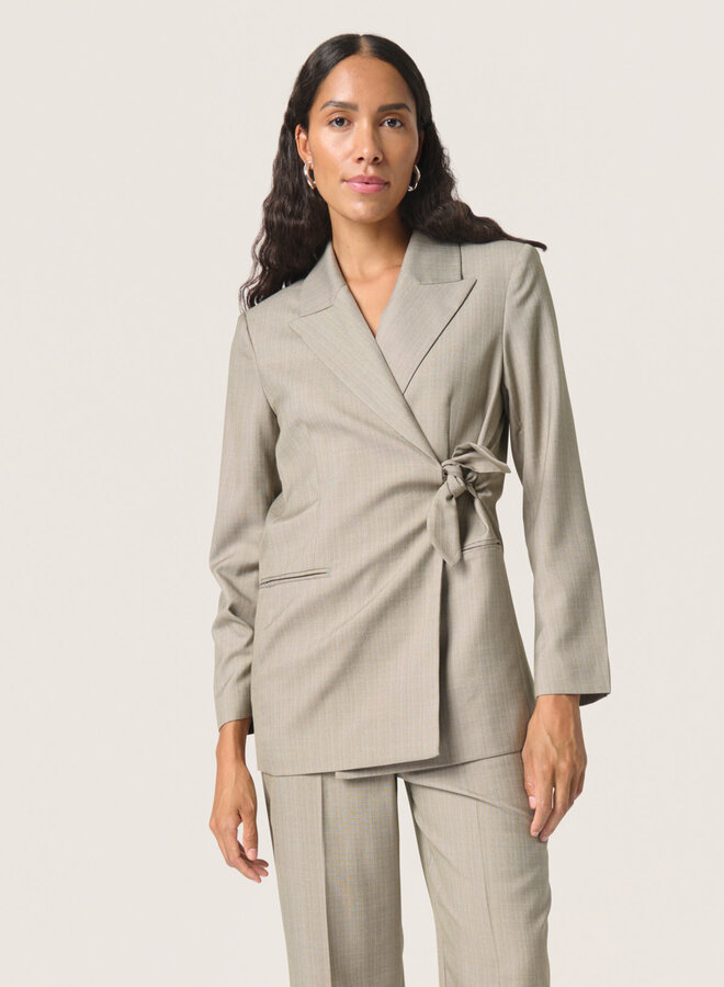 Veston Soaked in luxury Vivica vert sauge mélange