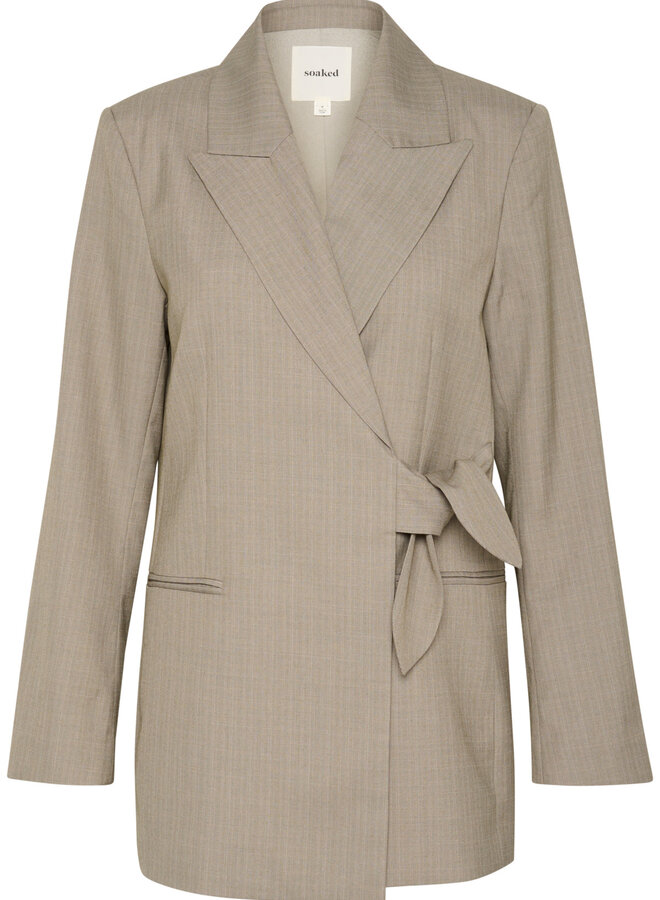 Veston Soaked in luxury Vivica vert sauge mélange