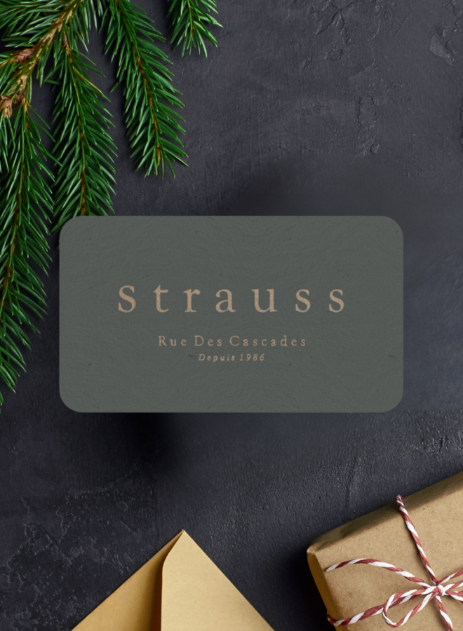 Carte-cadeau traditionnelle