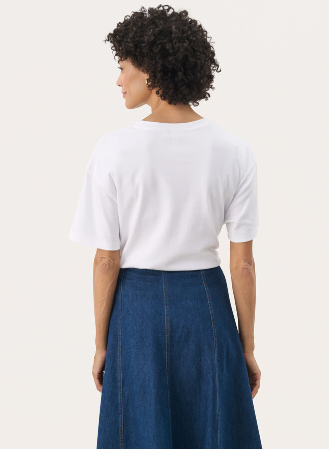 T-shirt Part Two Jamina surdimensionné blanc