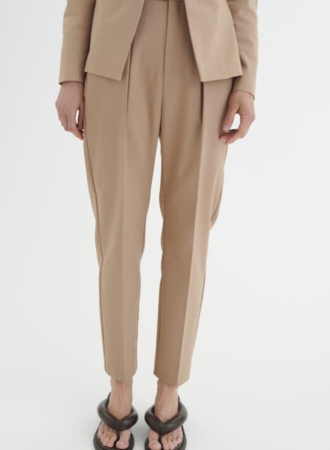 Pantalon InWear Zella à plis beige amphora