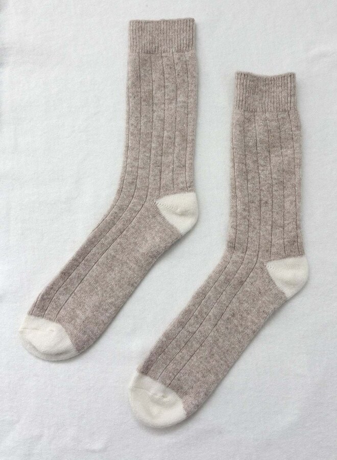 Bas Le Bon Shoppe Extended Classic Cashmere beige mélange