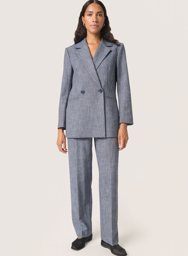 Pantalon Soaked in luxury Farren bleu chambray