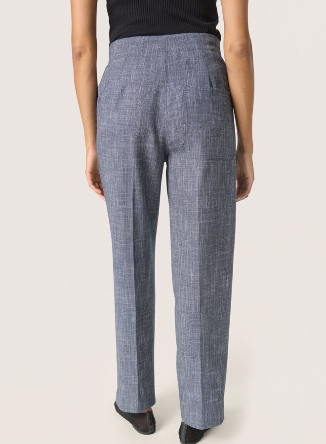 Pantalon Soaked in luxury Farren bleu chambray
