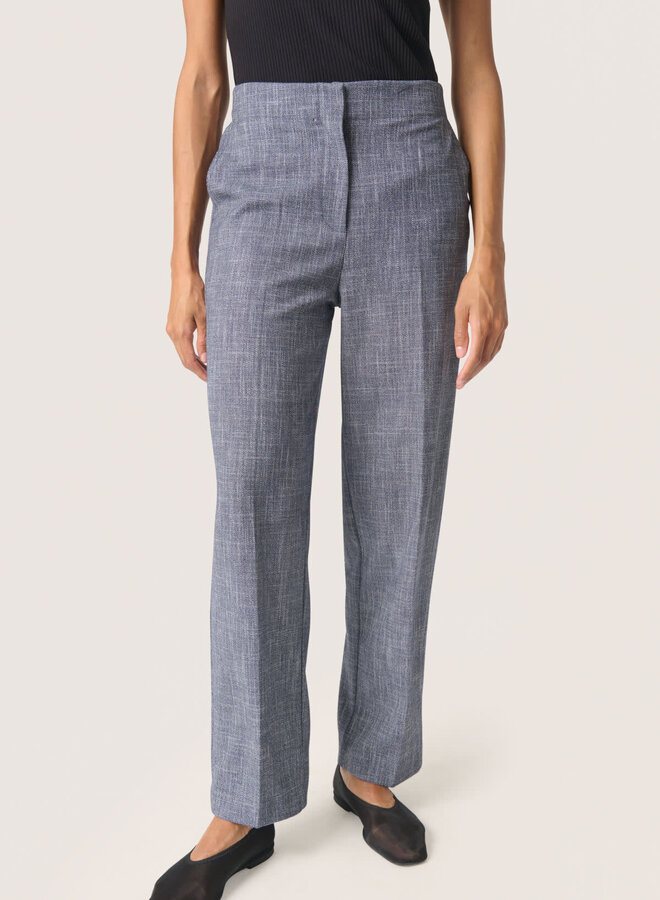 Pantalon Soaked in luxury Farren bleu chambray