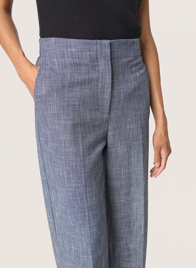 Pantalon Soaked in luxury Farren bleu chambray