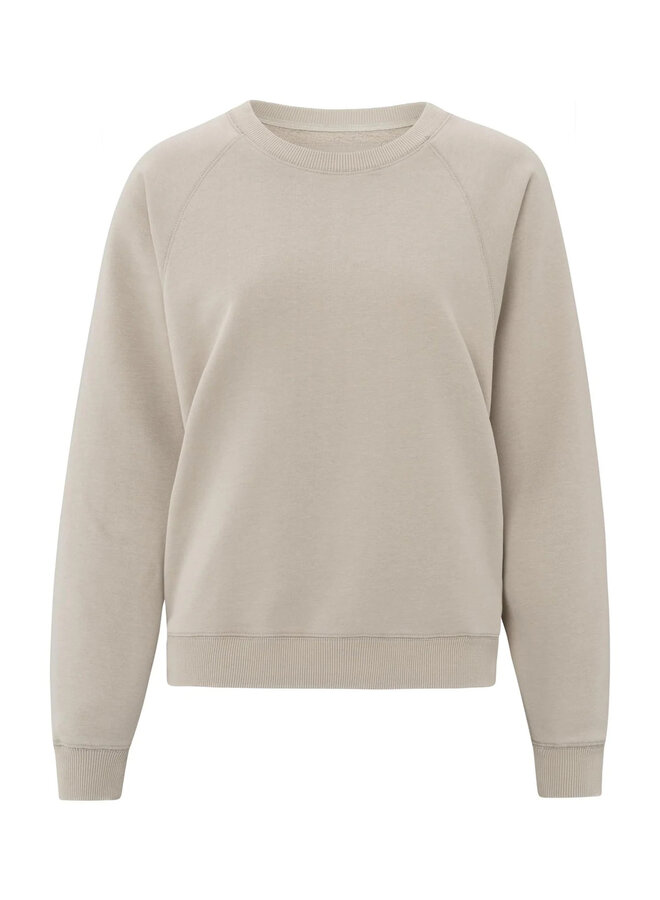 Chandail Yaya molletonné beige sable