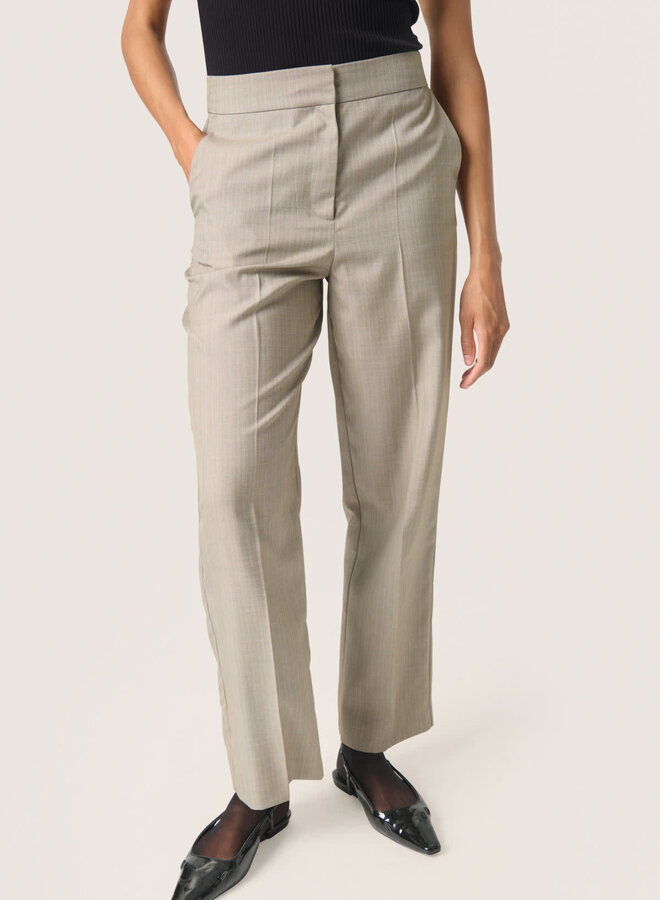Pantalon Soaked in luxury Vivica vert sauge mélange