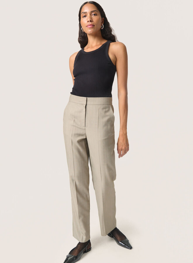 Pantalon Soaked in luxury Vivica vert sauge mélange