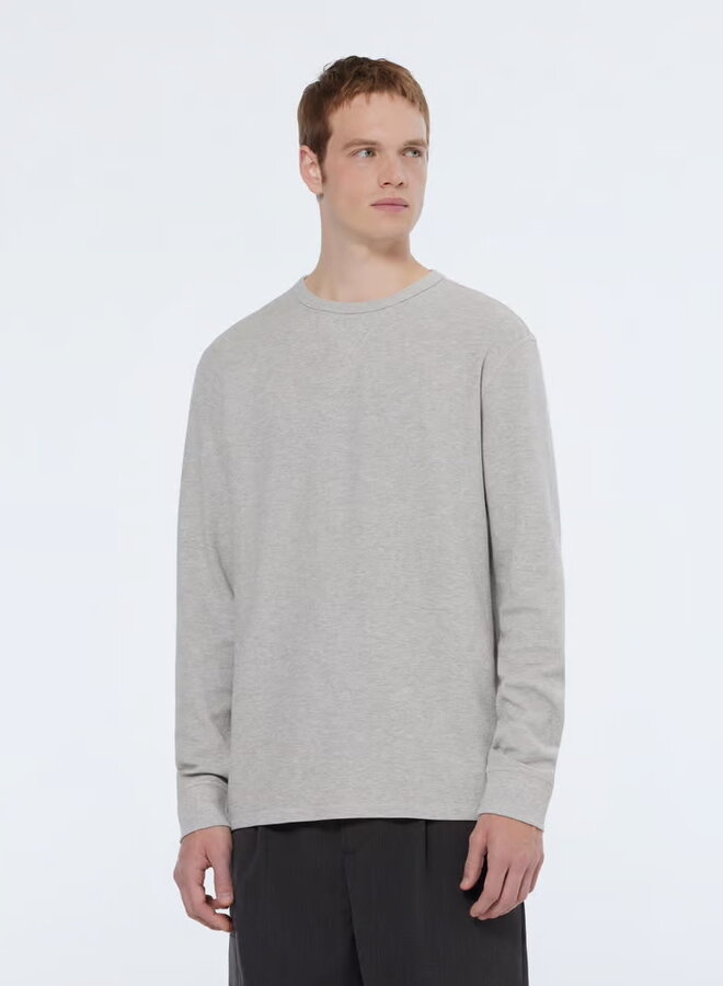 Chandail Scotch & Soda en jersey « Honeycomb » gris