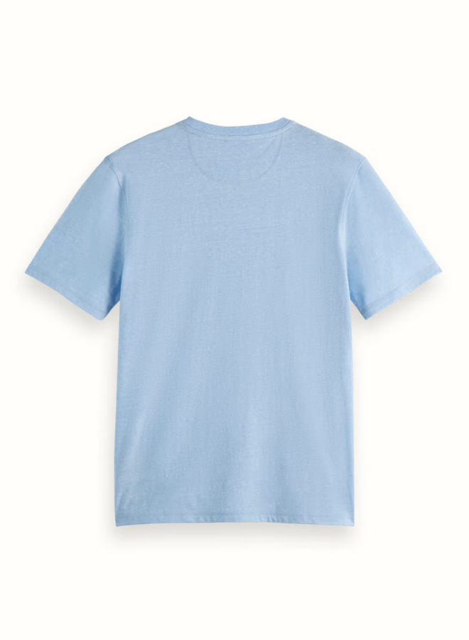 T-shirt Scotch & Soda bleu pâle