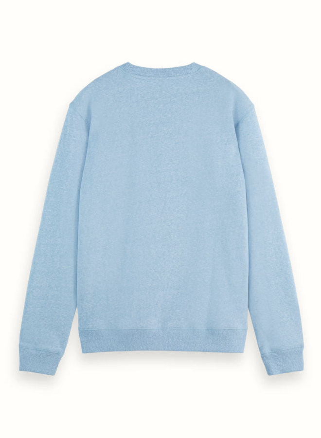 Chandail Scotch & Soda molletonné bleu chambray