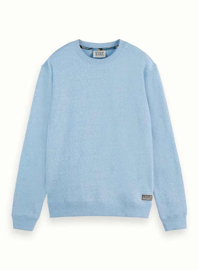 Chandail Scotch & Soda molletonné bleu chambray