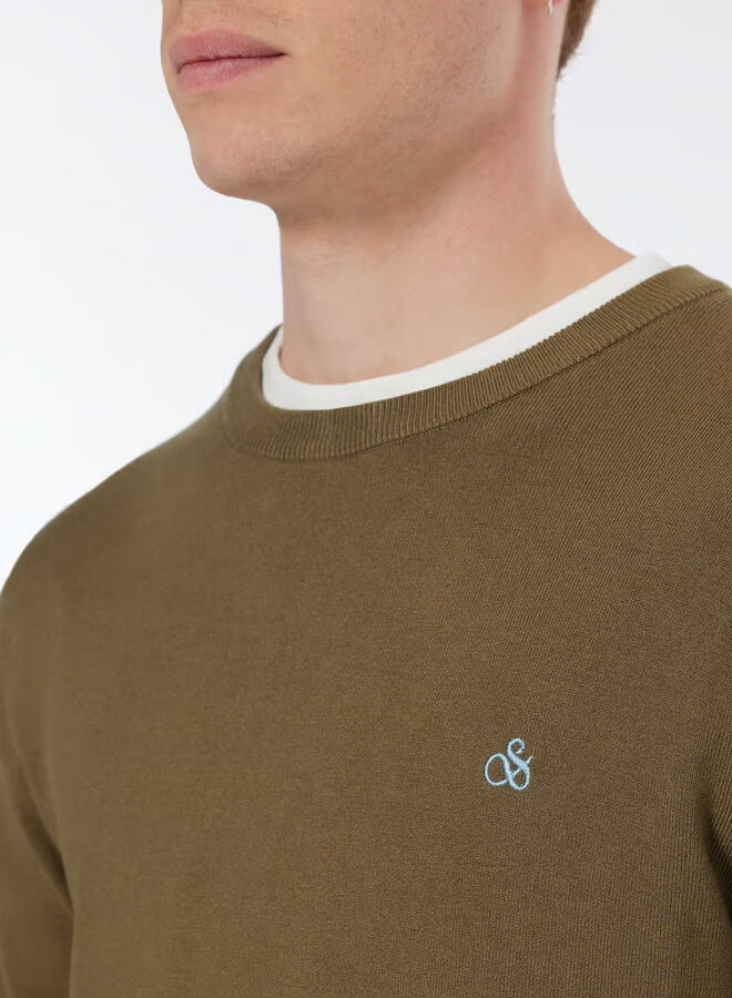 Tricot Scotch & Soda brun cassonade