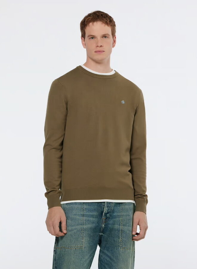 Tricot Scotch & Soda brun cassonade