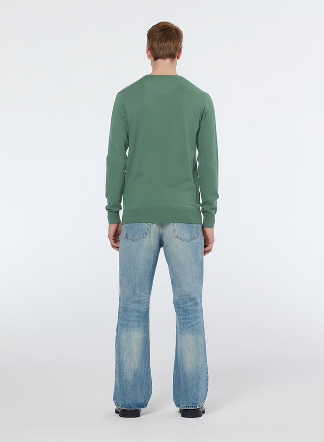Tricot Scotch & Soda vert sauge mélange