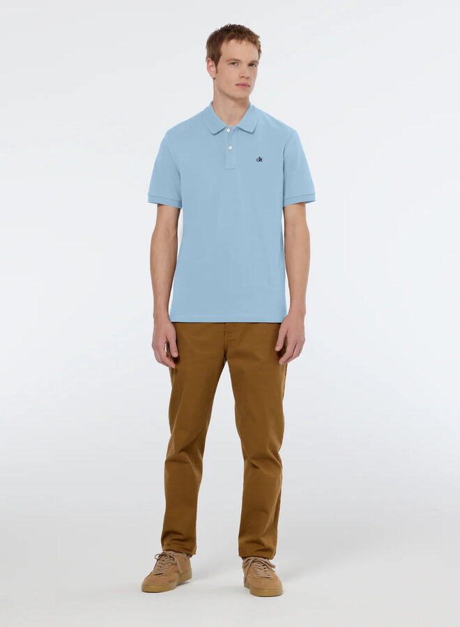Polo Scotch & Soda bleu pâle