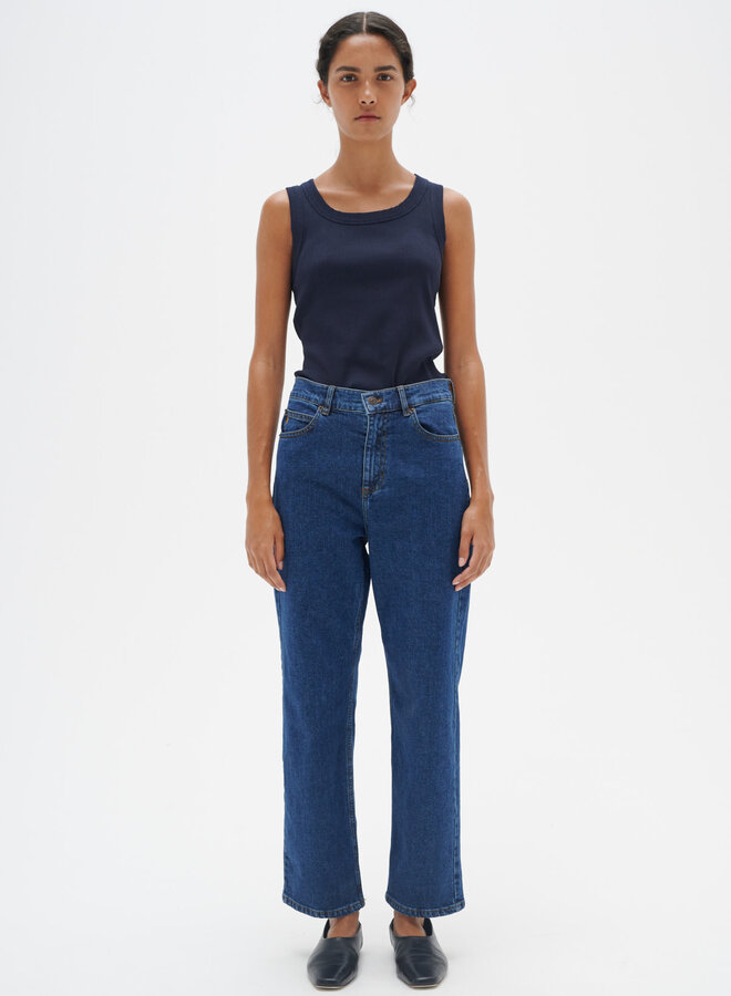 Camisole InWear Dagna côtelée bleu marine