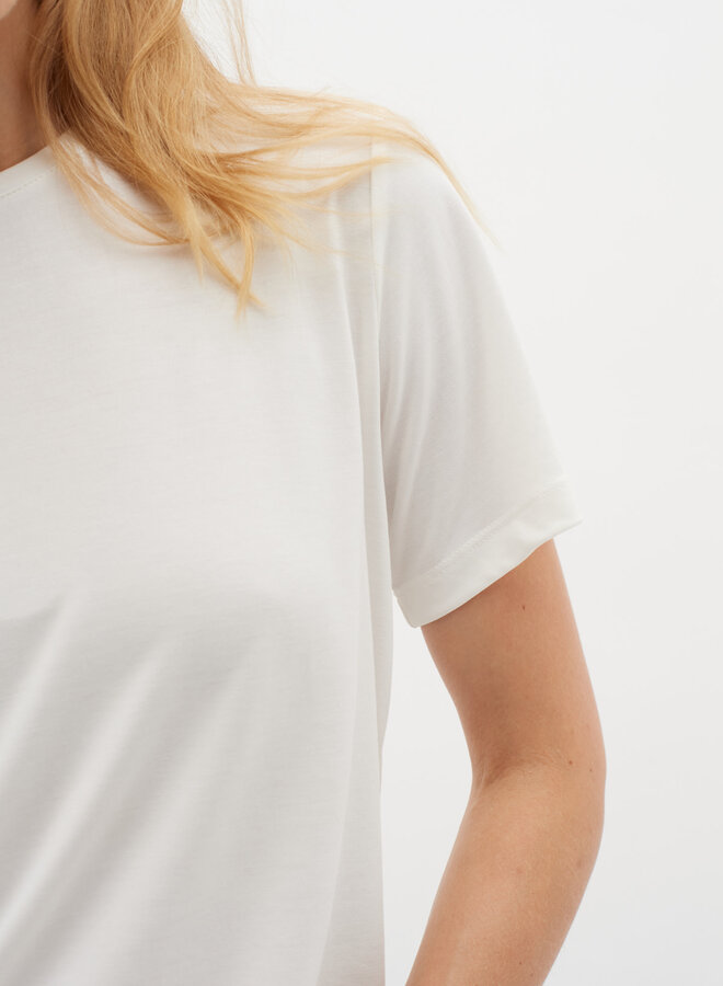 T-shirt InWear Liliana à col rond écru