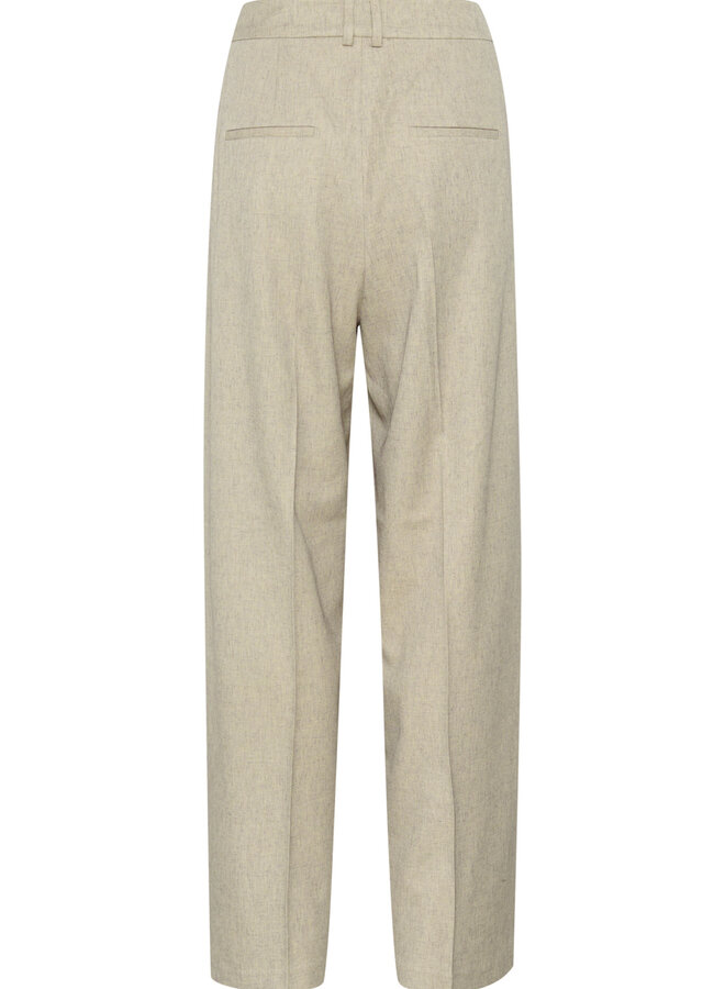 Pantalon InWear Wei à plis beige pierre mélange