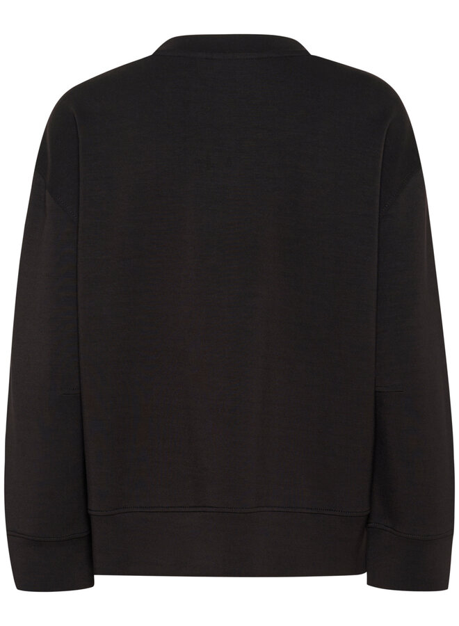 Chandail InWear Annieh en jersey surdimensionné noir