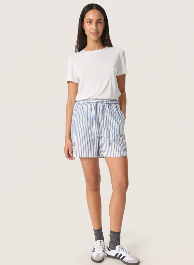 Short Soaked in luxury Mimilou rayé bleu & blanc