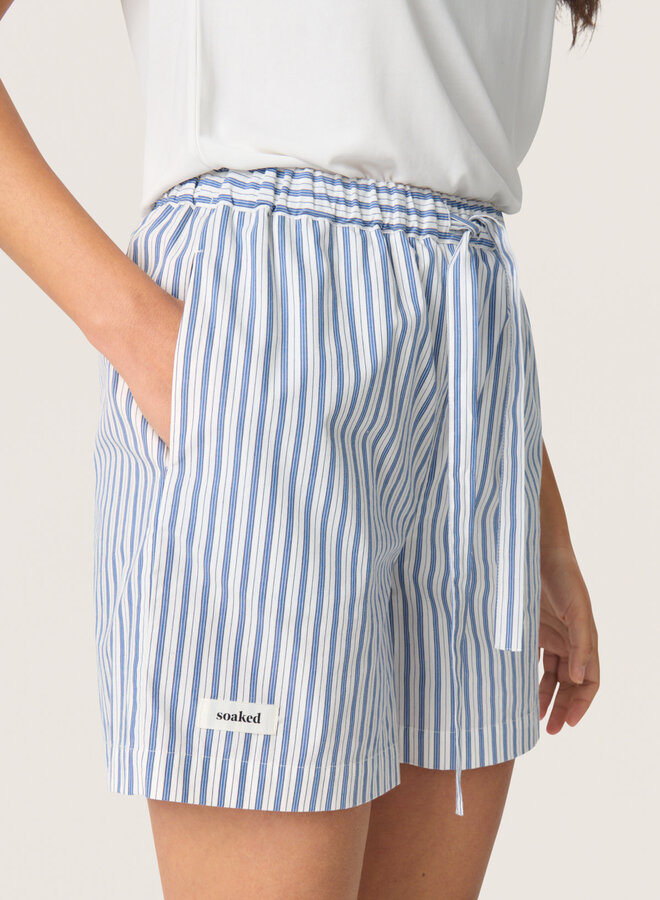 Short Soaked in luxury Mimilou rayé bleu & blanc