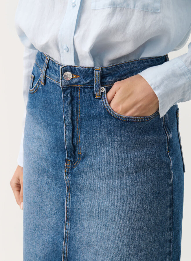Jupe Part Two Leia en denim bleu moyen