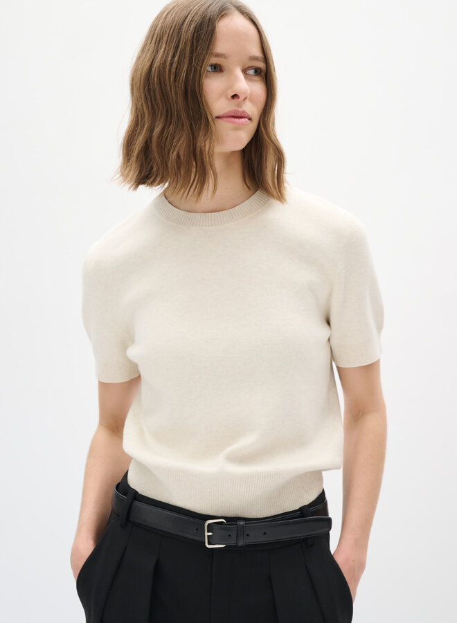 Tricot InWear Wallis à manches courtes beige mélange