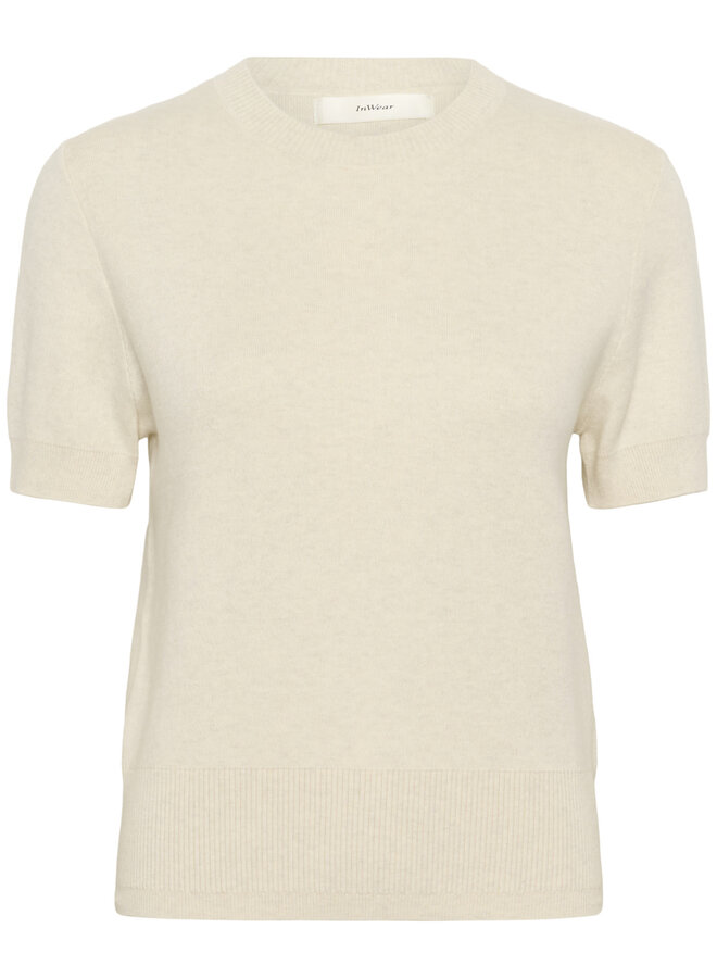 Tricot InWear Wallis à manches courtes beige mélange