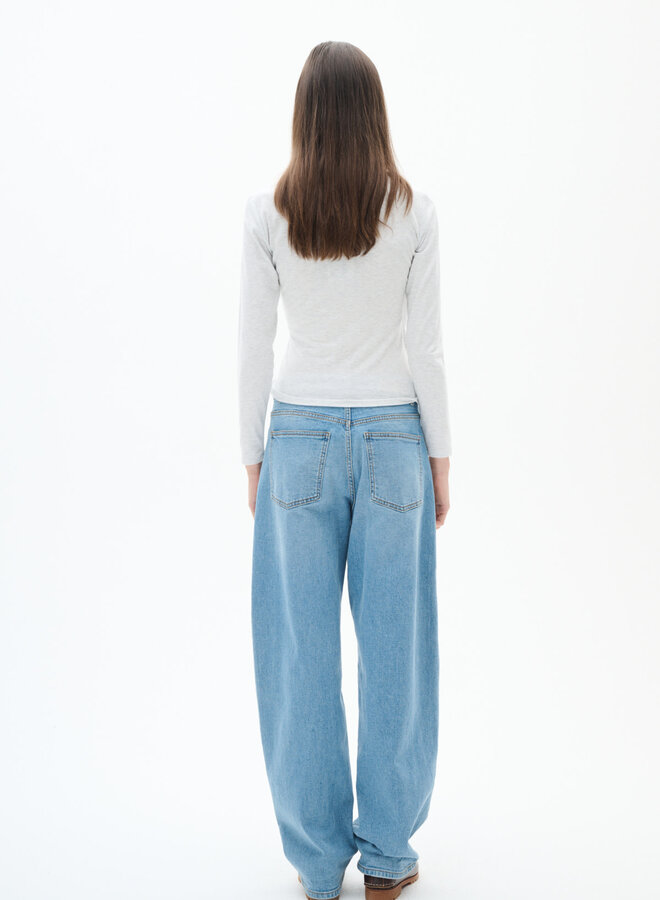 Jeans InWear Pheiffer à jambes droite bleu délavé