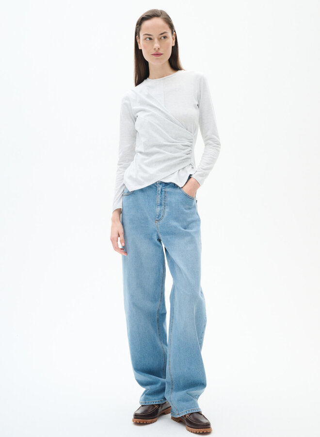Jeans InWear Pheiffer à jambes droite bleu délavé