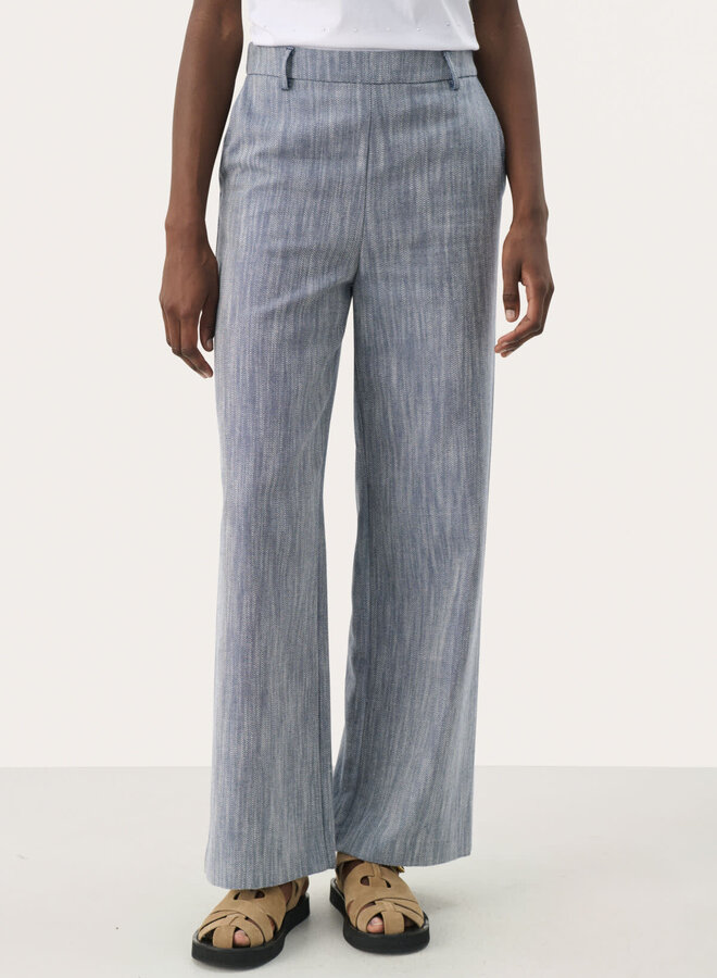 Pantalon Part Two Caidanes bleu marine mélange