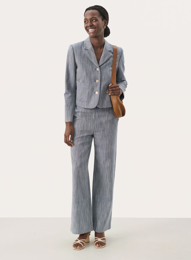 Pantalon Part Two Caidanes bleu marine mélange