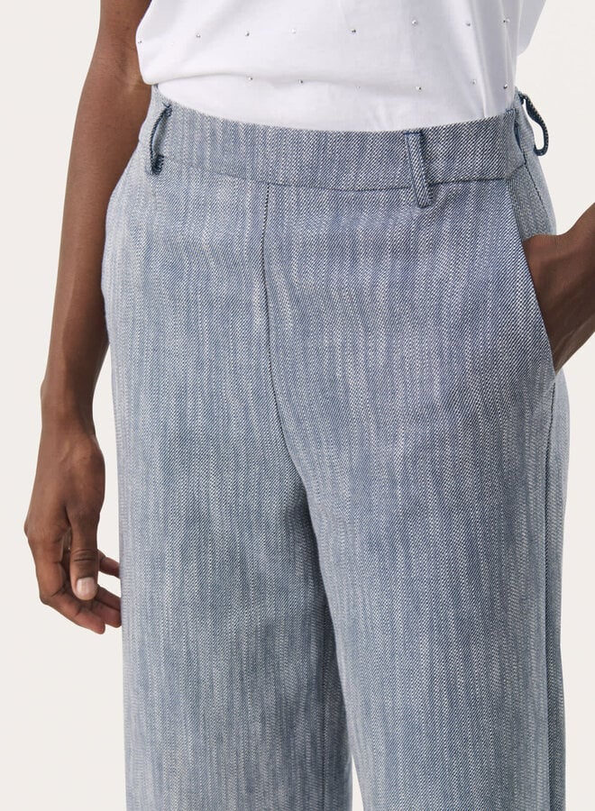 Pantalon Part Two Caidanes bleu marine mélange