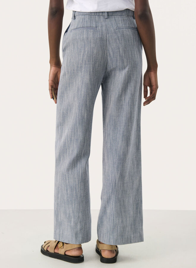 Pantalon Part Two Caidanes bleu marine mélange