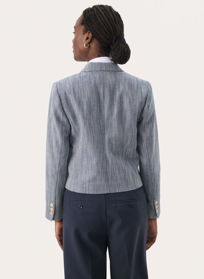 Veston Part Two Neja bleu marine mélange