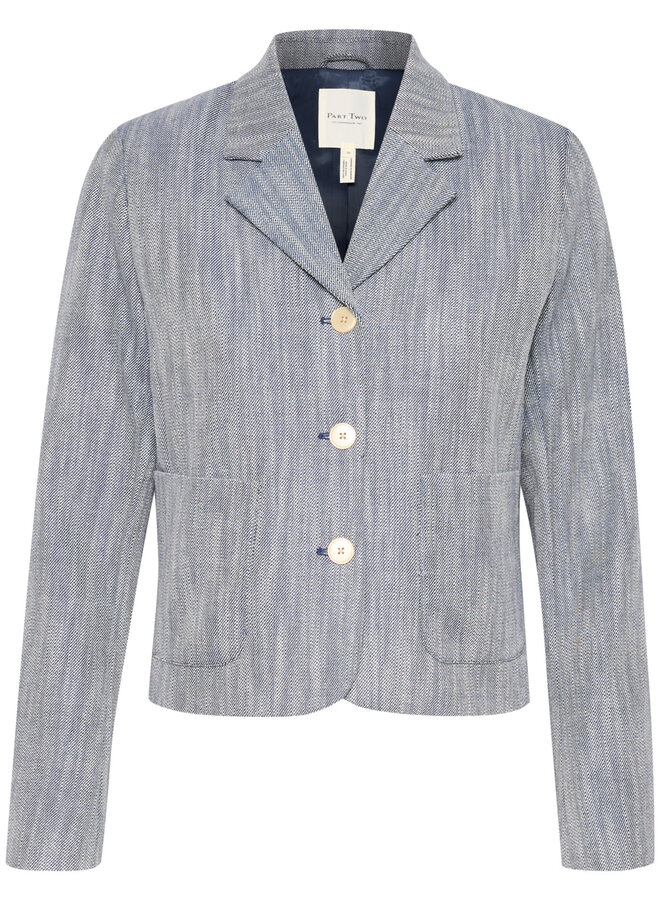 Veston Part Two Neja bleu marine mélange