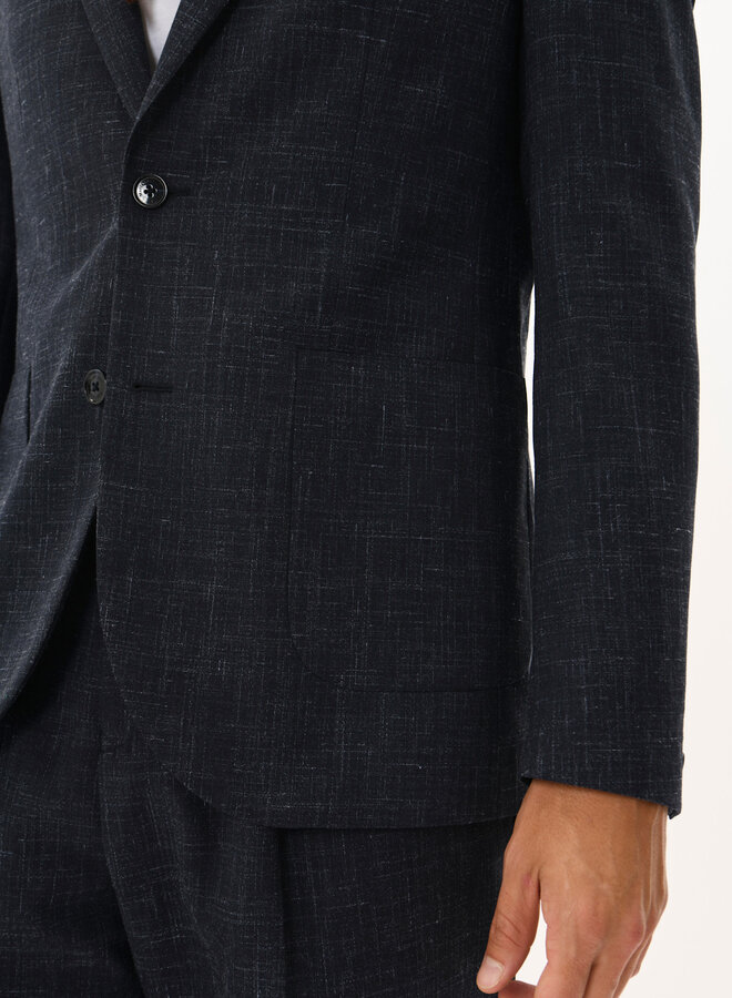 Veston Matinique George bleu marine mélange