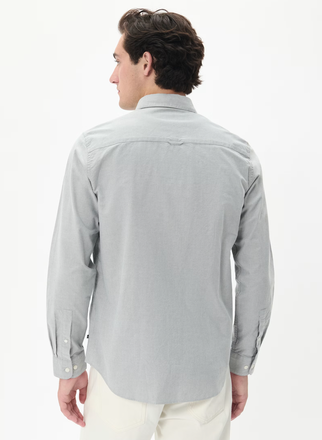 Chemise Matinique Trostol Oxford vert thym