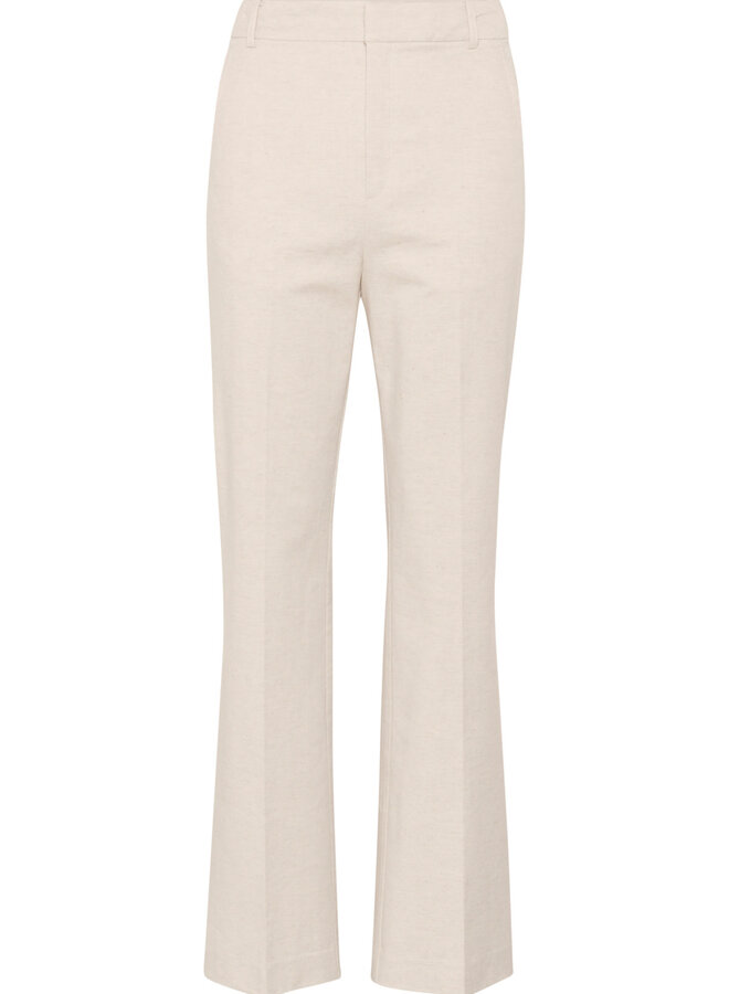 Pantalon InWear Wen à jambes évasées beige brume mélange