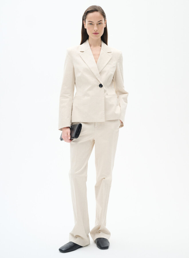 Pantalon InWear Wen à jambes évasées beige brume mélange
