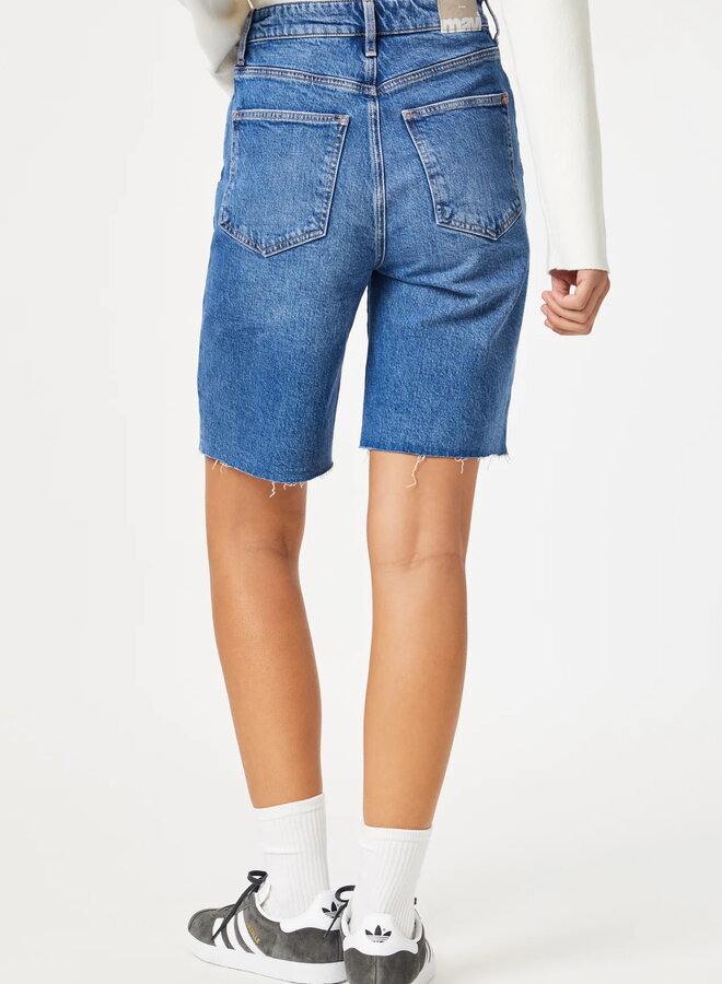 Short Mavi Jeans Selina - Mid Brushed Recycled Blue