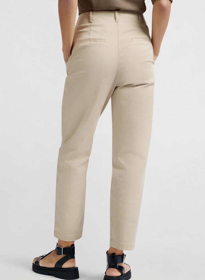 Pantalon Yaya en coton beige humus
