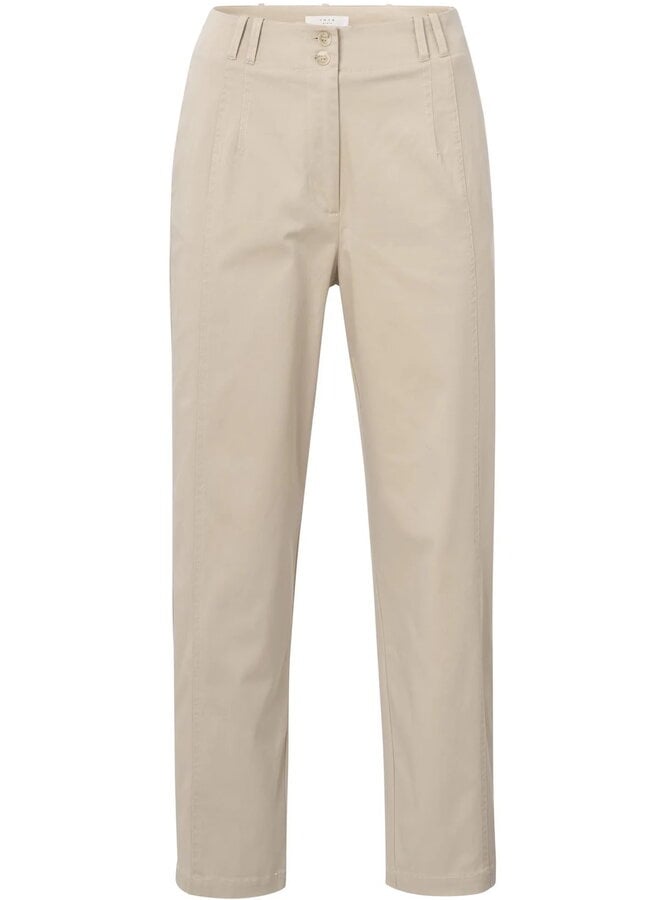 Pantalon Yaya en coton beige humus